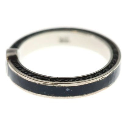 Gucci Interlocking Ring Black Silver Onyx — view 4