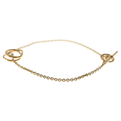 Hermes Vertiges Coeur Diamond Bracelet Pink Gold PG — view 4