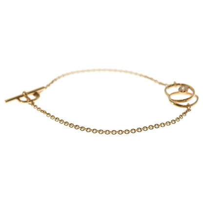 Hermes Vertiges Coeur Diamond Bracelet Pink Gold PG — view 3