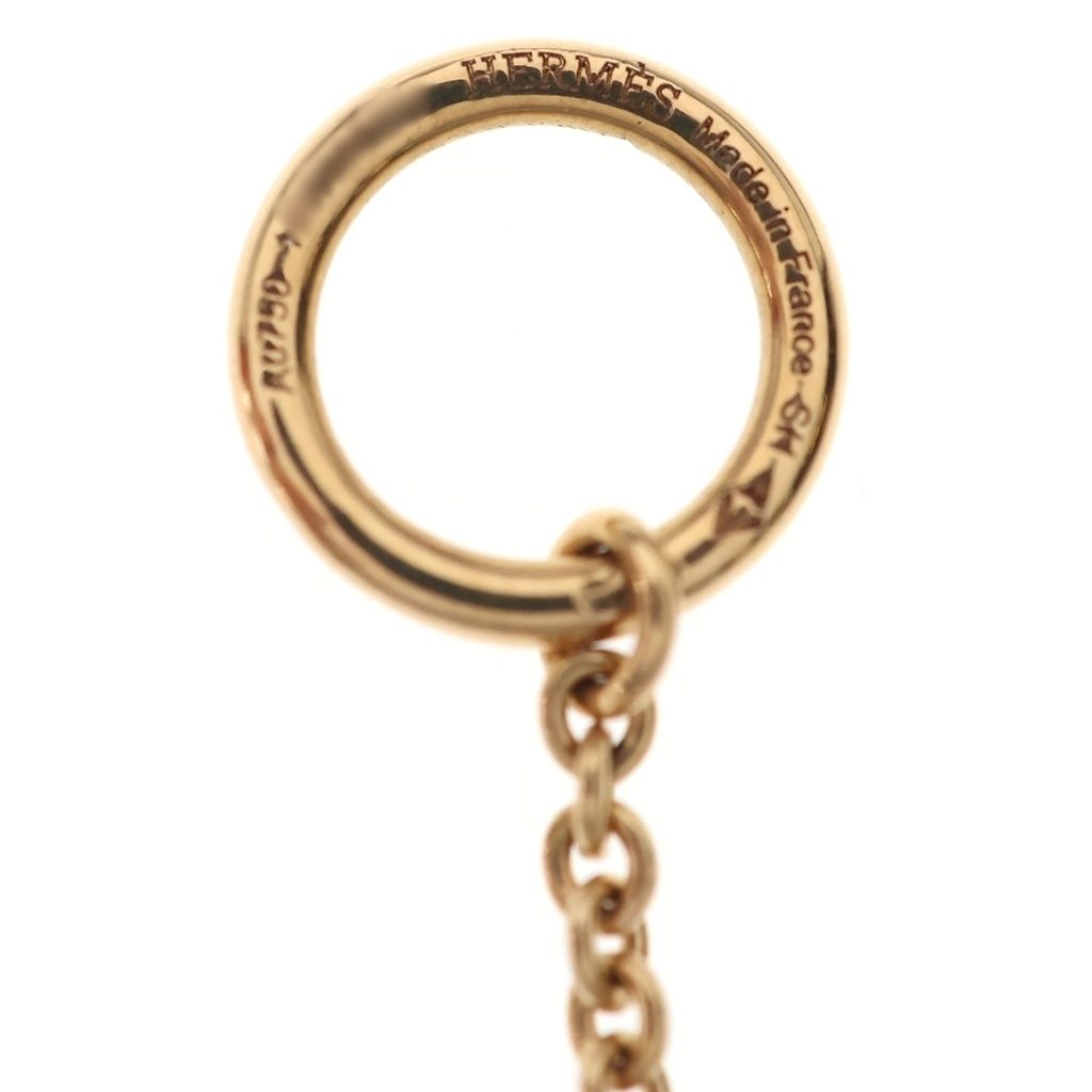Hermes Vertiges Coeur Diamond Bracelet Pink Gold PG — view 5