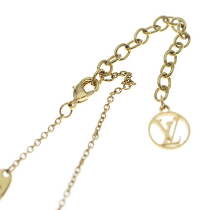 Louis Vuitton Collier LV Iconic Pendant Chain Gold Pink Enamel — view 4