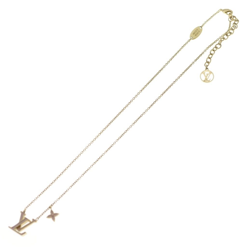 Louis Vuitton Collier LV Iconic Pendant Chain Gold Pink Enamel — view 2
