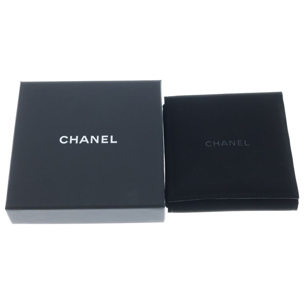Chanel CC Logo Bracelet Chain Silver Pink — view 6