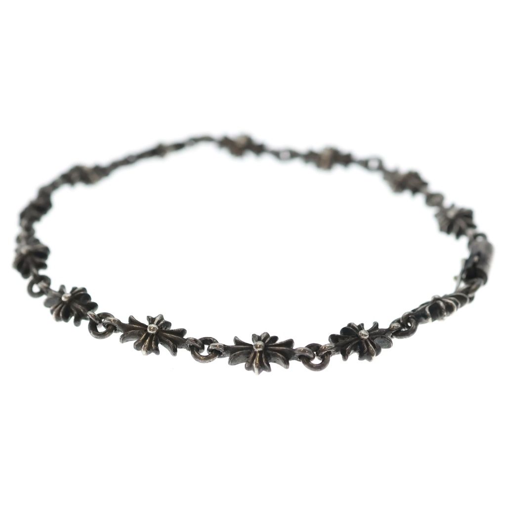 Chrome Hearts Vintage Tny CH Pls Tiny CH Plus Bracelet Silver — view 4