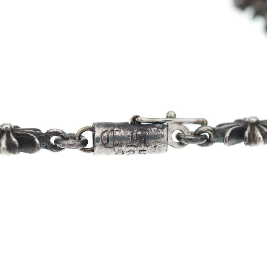 Chrome Hearts Vintage Tny CH Pls Tiny CH Plus Bracelet Silver — view 5