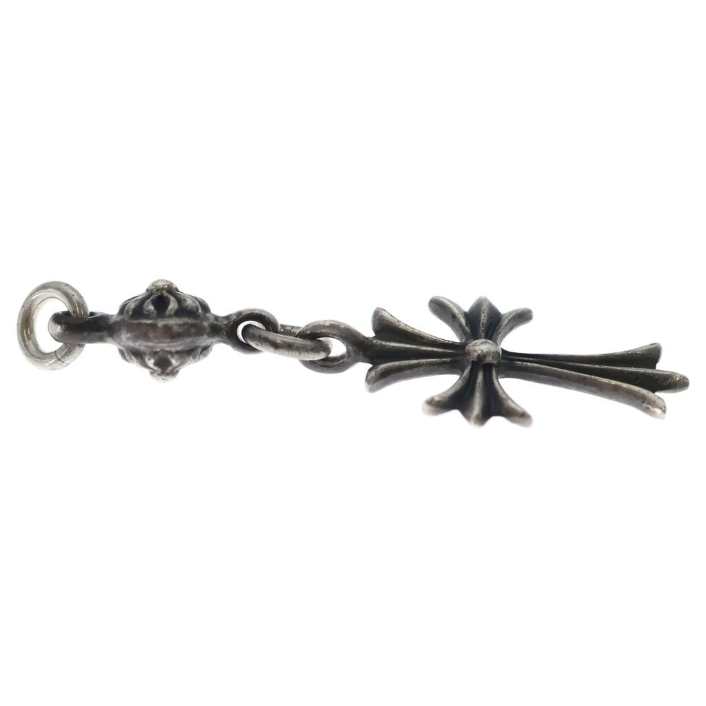 Chrome Hearts Vintage Tny CH Crs 1 Ball Tiny CH Cross Charm Pendant Top Silver — view 4