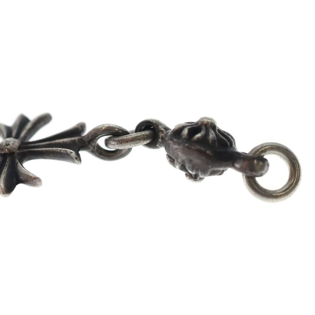 Chrome Hearts Vintage Tny CH Crs 1 Ball Tiny CH Cross Charm Pendant Top Silver — view 6