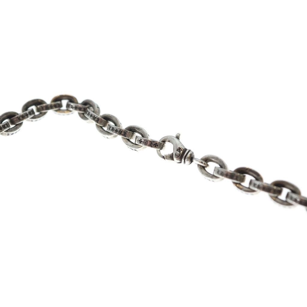 Chrome Hearts Paper Chain Lrg Large Peper Silver Necklace — view 3