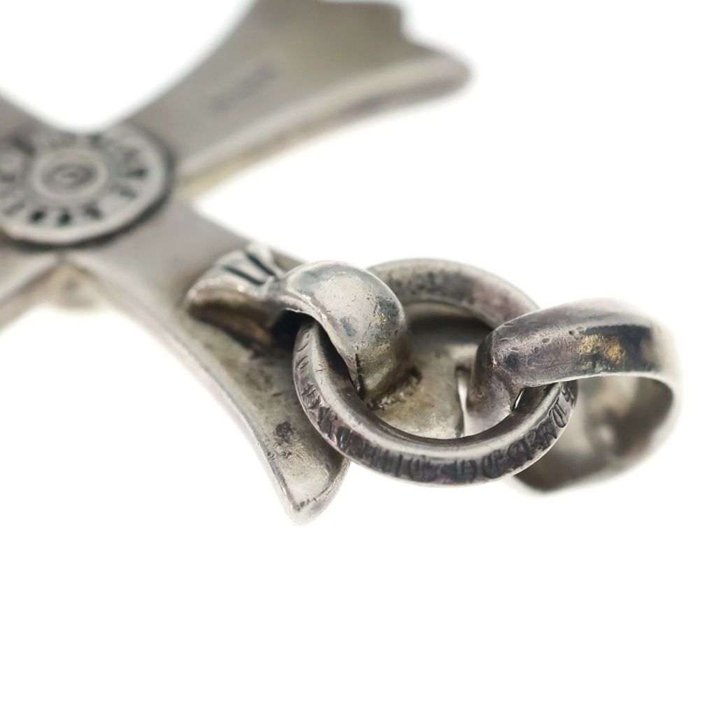 Chrome Hearts LG Bale Large CH Cross Bail Necklace Top Silver — view 6
