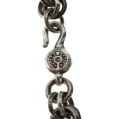 Chrome Hearts 2 Double B Ring Bracelet Silver — view 5