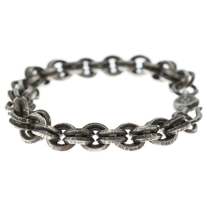 Chrome Hearts 2 Double B Ring Bracelet Silver — view 4