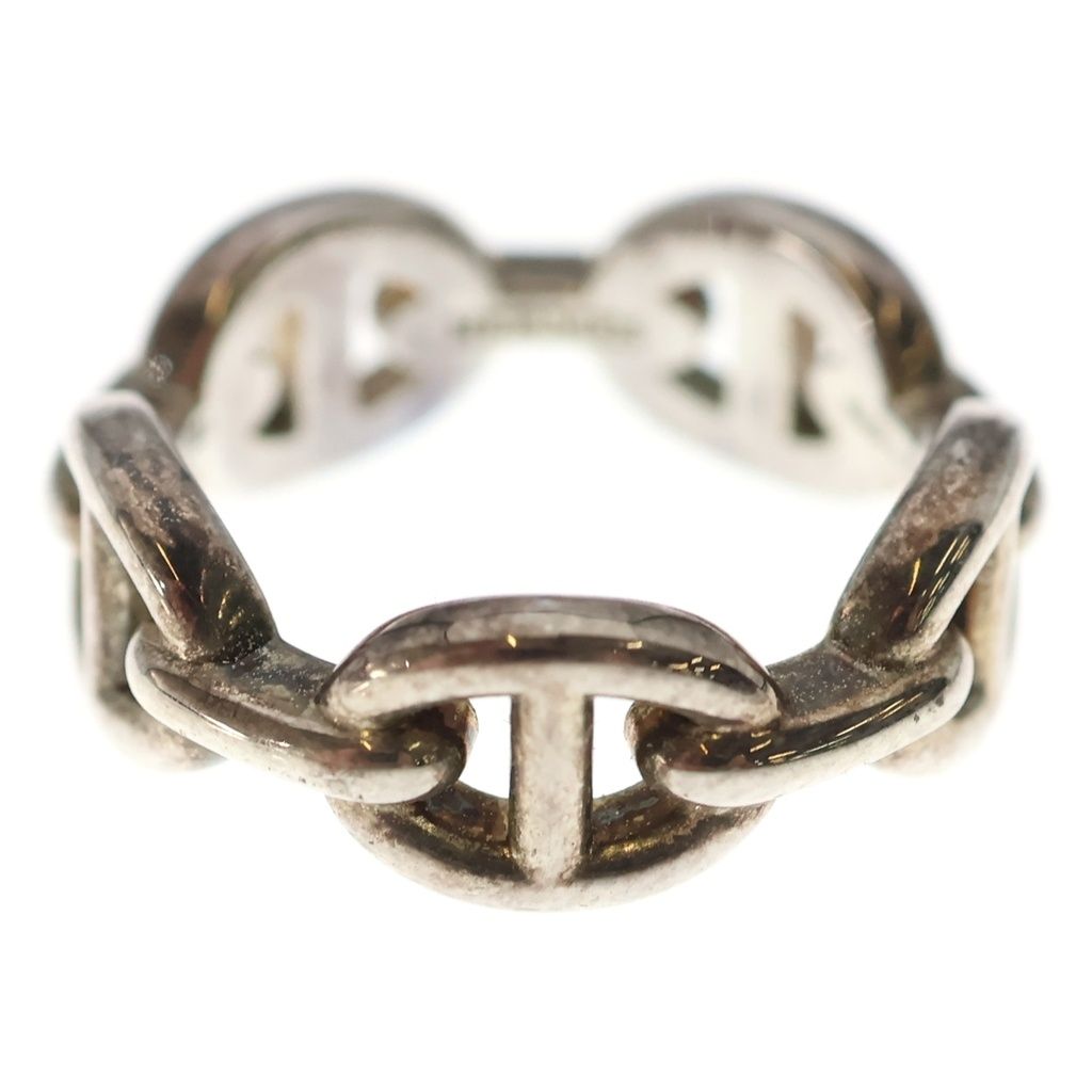 Hermes Chaine D'ancre Ring Silver