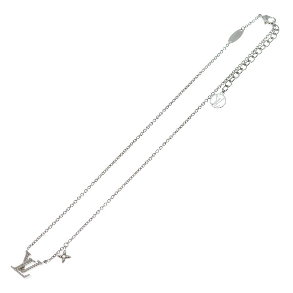 Louis Vuitton LV Iconic Rhinestone Pendant Chain Silver — view 2