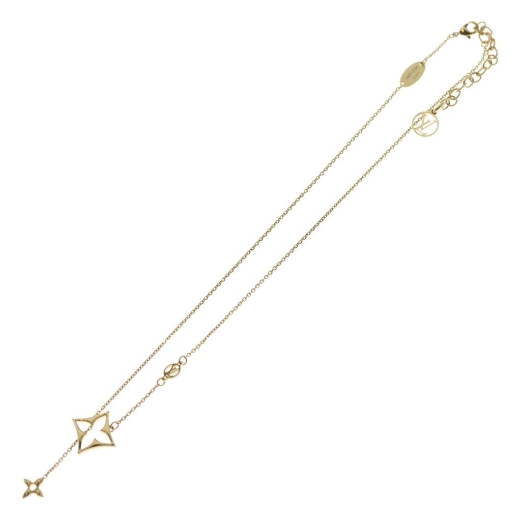 Louis Vuitton LV Flower Gram Pendant Chain Gold — view 2