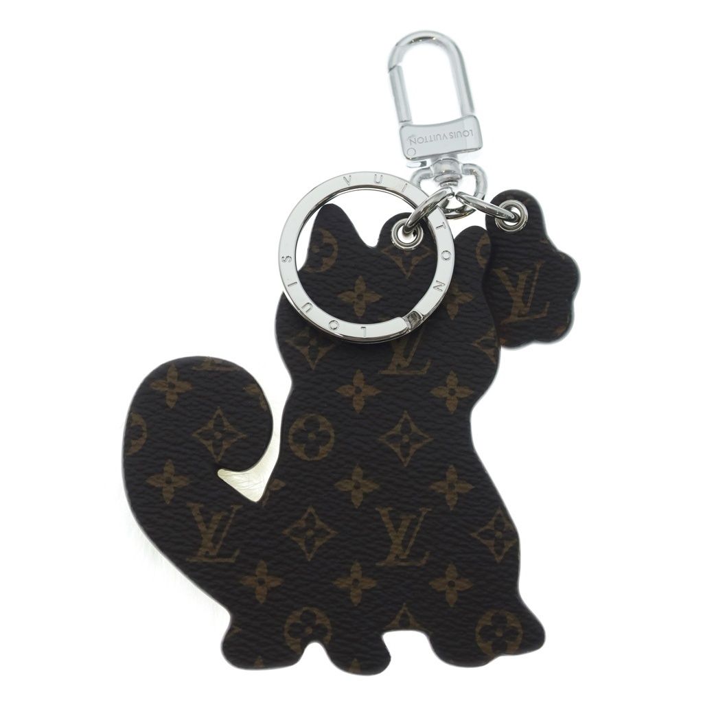 Louis Vuitton Monogram Porte Cles LV Shiva Bag Charm Key Holder Key Ring White — view 2