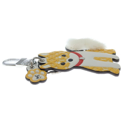 Louis Vuitton Monogram Porte Cles LV Shiva Bag Charm Key Holder Key Ring White — view 4