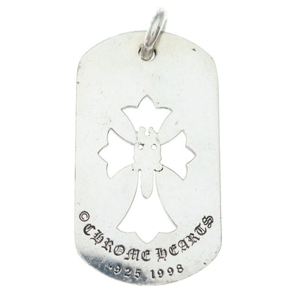 Chrome Hearts D Tag Lrg Ltd Large Dog Tag la Limited Necklace — view 2