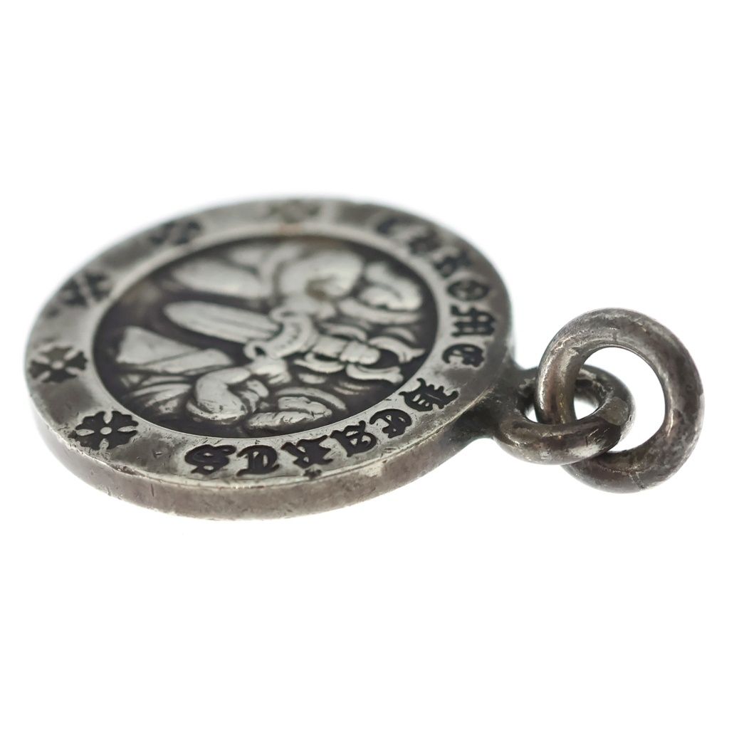 Chrome Hearts Chrm Angl Mdl V2 Angel Medal Charm Pendant Top Silver — view 6