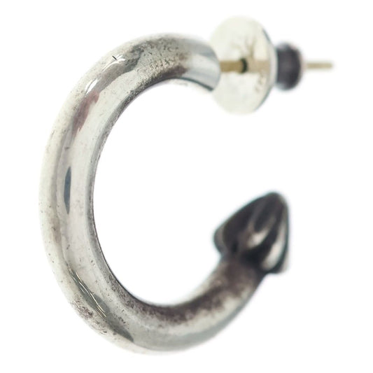 Chrome Hearts Hoop Plain Earrings Silver