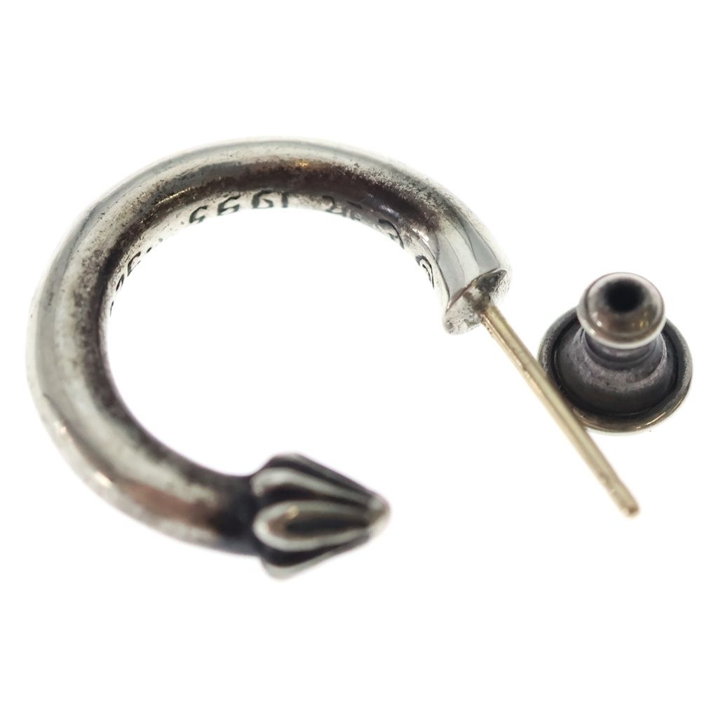 Chrome Hearts Hoop Plain Earrings Silver — view 6