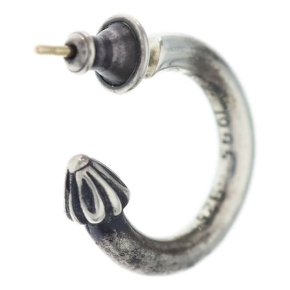Chrome Hearts Hoop Plain Earrings Silver — view 2