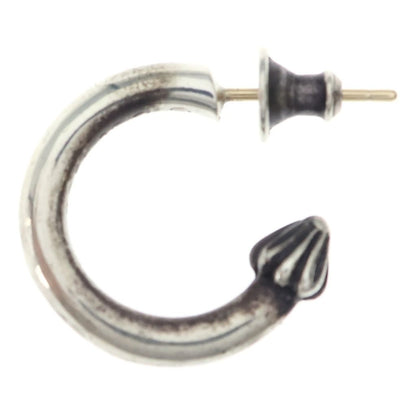 Chrome Hearts Hoop Plain Earrings Silver — view 3