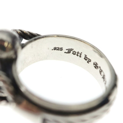 Chrome Hearts Foti Harris Teeter Cable Ring Silver — view 6