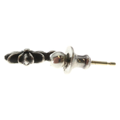Chrome Hearts Tny CH Pls Tiny CH Plus Drop Earrings Silver — view 3