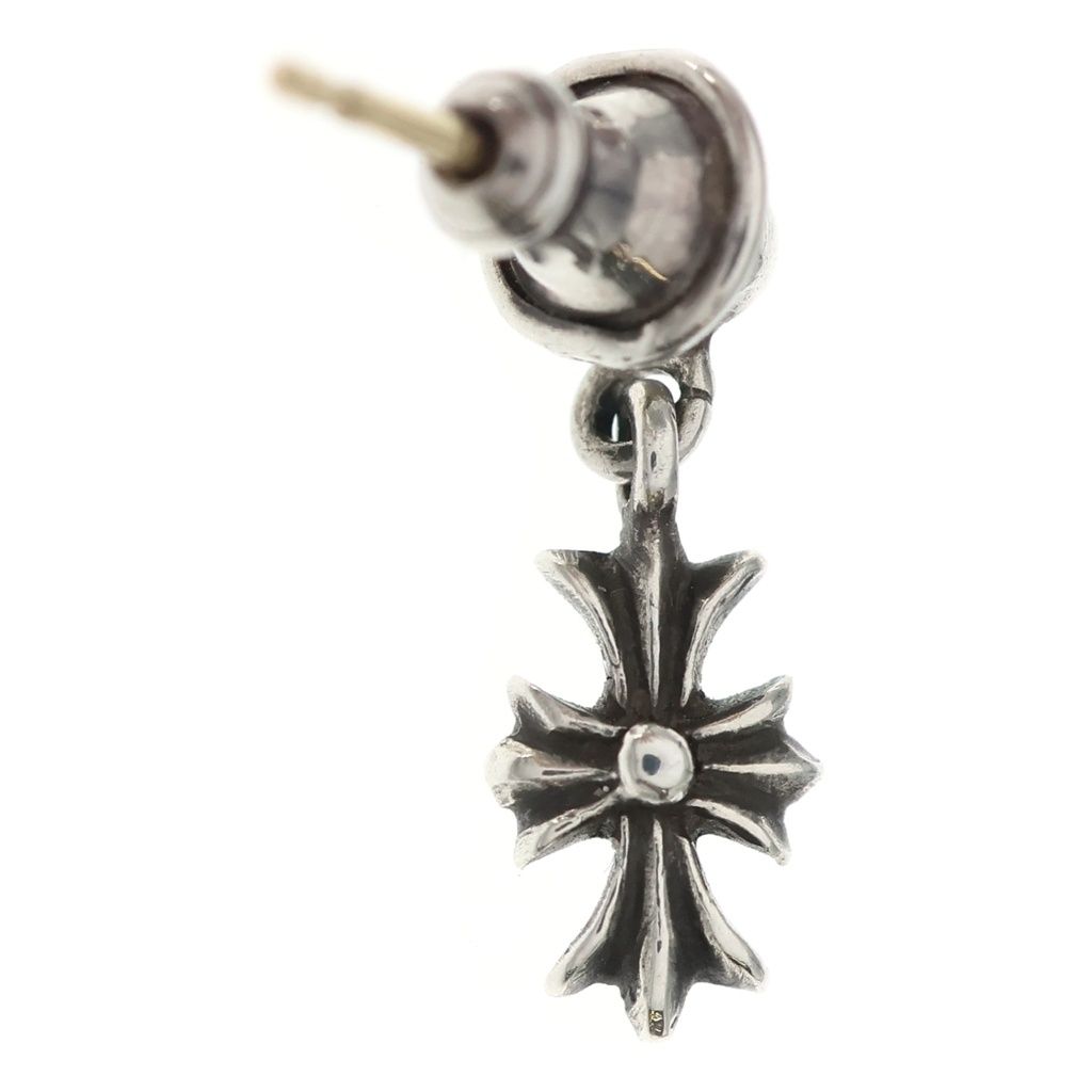 Chrome Hearts Tny CH Pls Tiny CH Plus Drop Earrings Silver — view 2