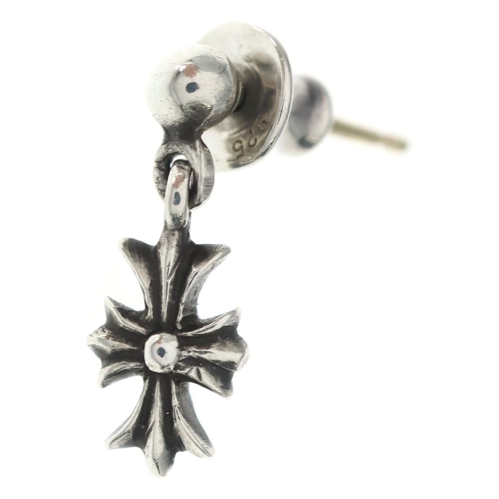 Chrome Hearts Tny CH Pls Tiny CH Plus Drop Earrings Silver