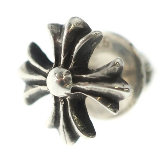 Chrome Hearts No2 CH Pls CH Plus Stud Earrings Silver