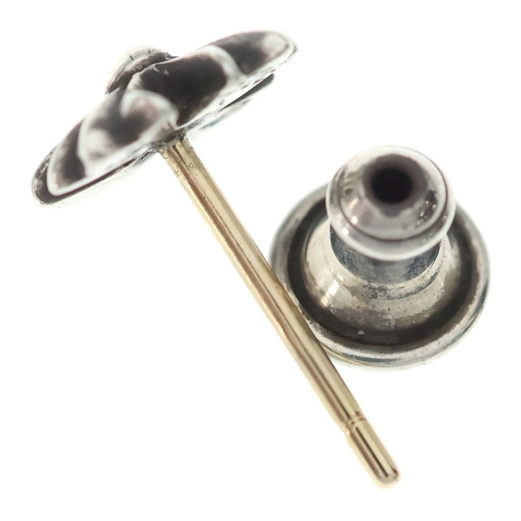 Chrome Hearts No2 CH Pls CH Plus Stud Earrings Silver — view 5