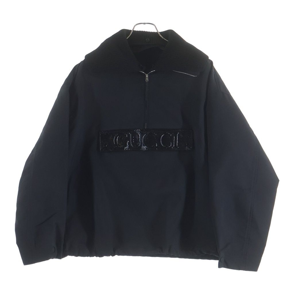Gucci Anorak Half Zip Jacket Light Black 38