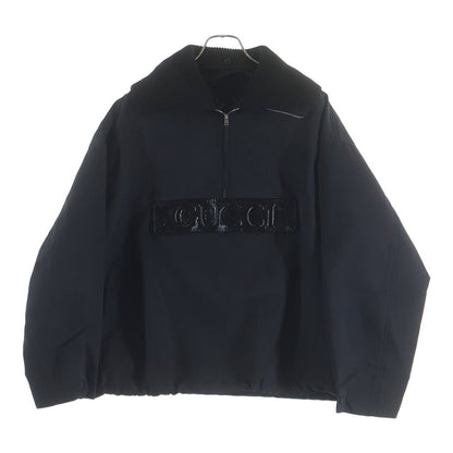 Gucci Anorak Half Zip Jacket Light Black 38