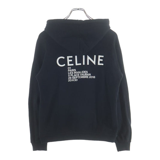 Celine Back Logo Sweatshirt Pullover Hoodie Black