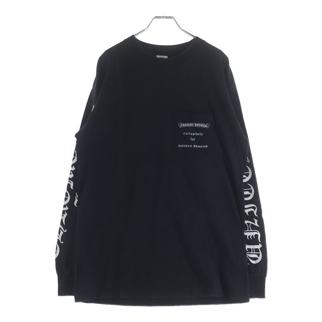 Chrome Hearts Vintage United Arrows Dagger Tee Long Sleeve T-Shirt Black — view 2