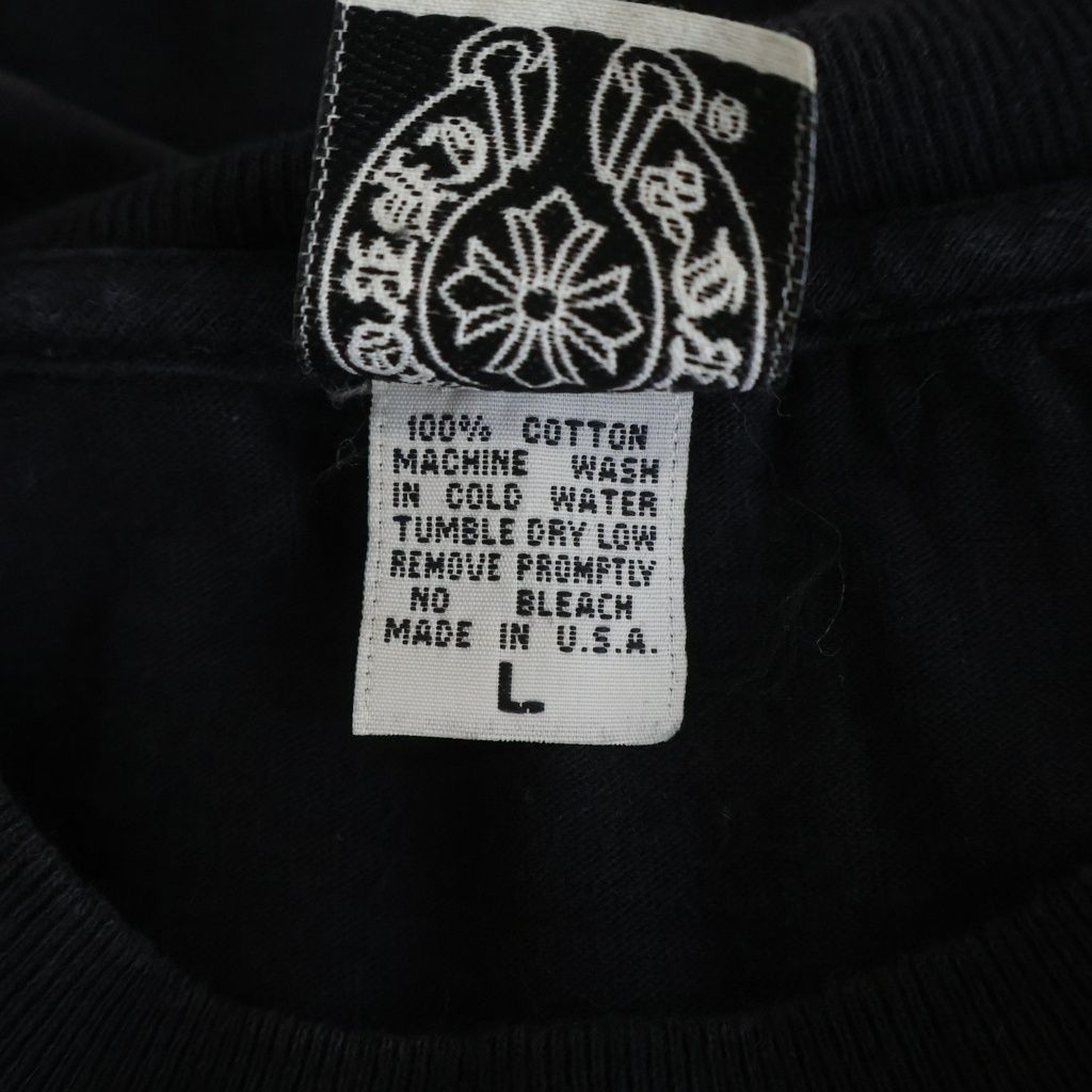 Chrome Hearts Vintage United Arrows Dagger Tee Long Sleeve T-Shirt Black — view 8