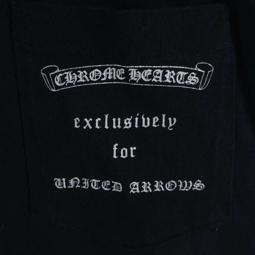Chrome Hearts Vintage United Arrows Dagger Tee Long Sleeve T-Shirt Black — view 5