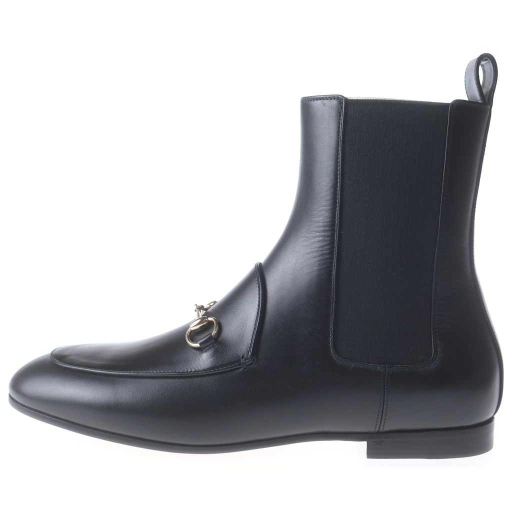 Gucci Jordan Ankle Boots Black Leather