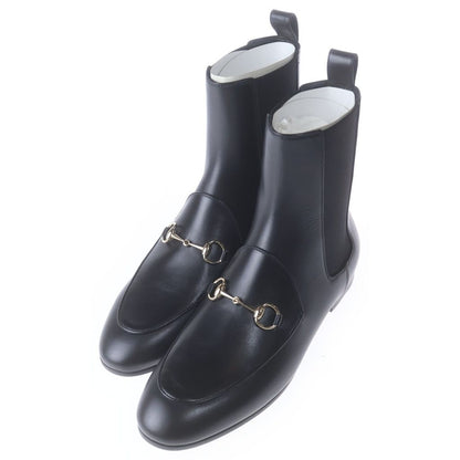 Gucci Jordan Ankle Boots Black Leather — view 2