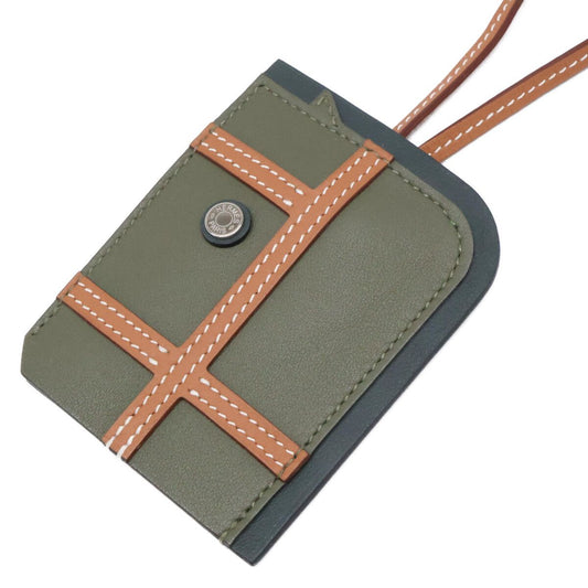 Hermes V-swift Leather Long Necklace Clochette Jumper