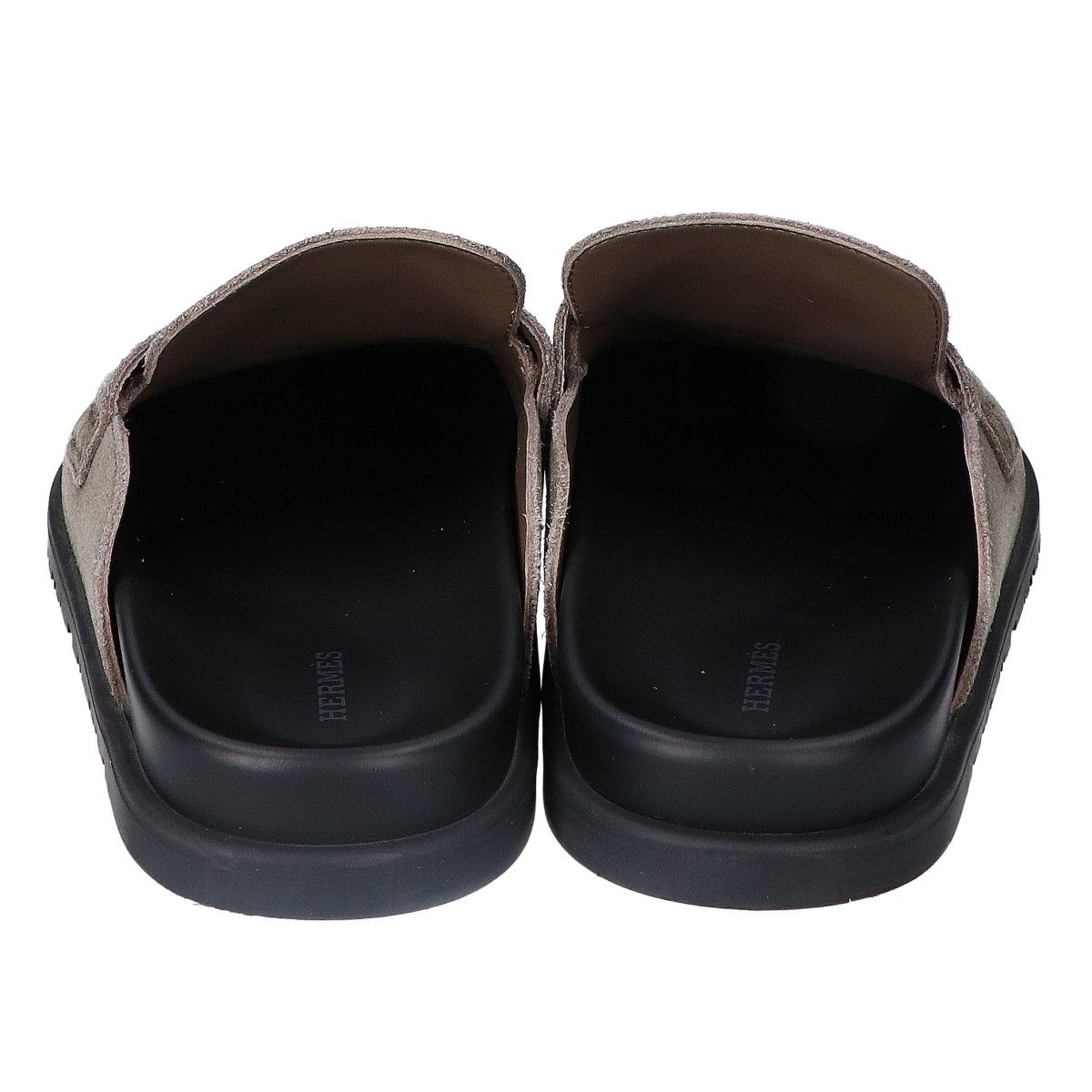 Hermes Go Mule Go Mules Suede Sandals — view 3