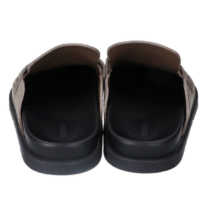Hermes Go Mule Go Mules Suede Sandals — view 3