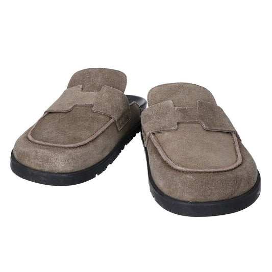 Hermes Go Mule Go Mules Suede Sandals