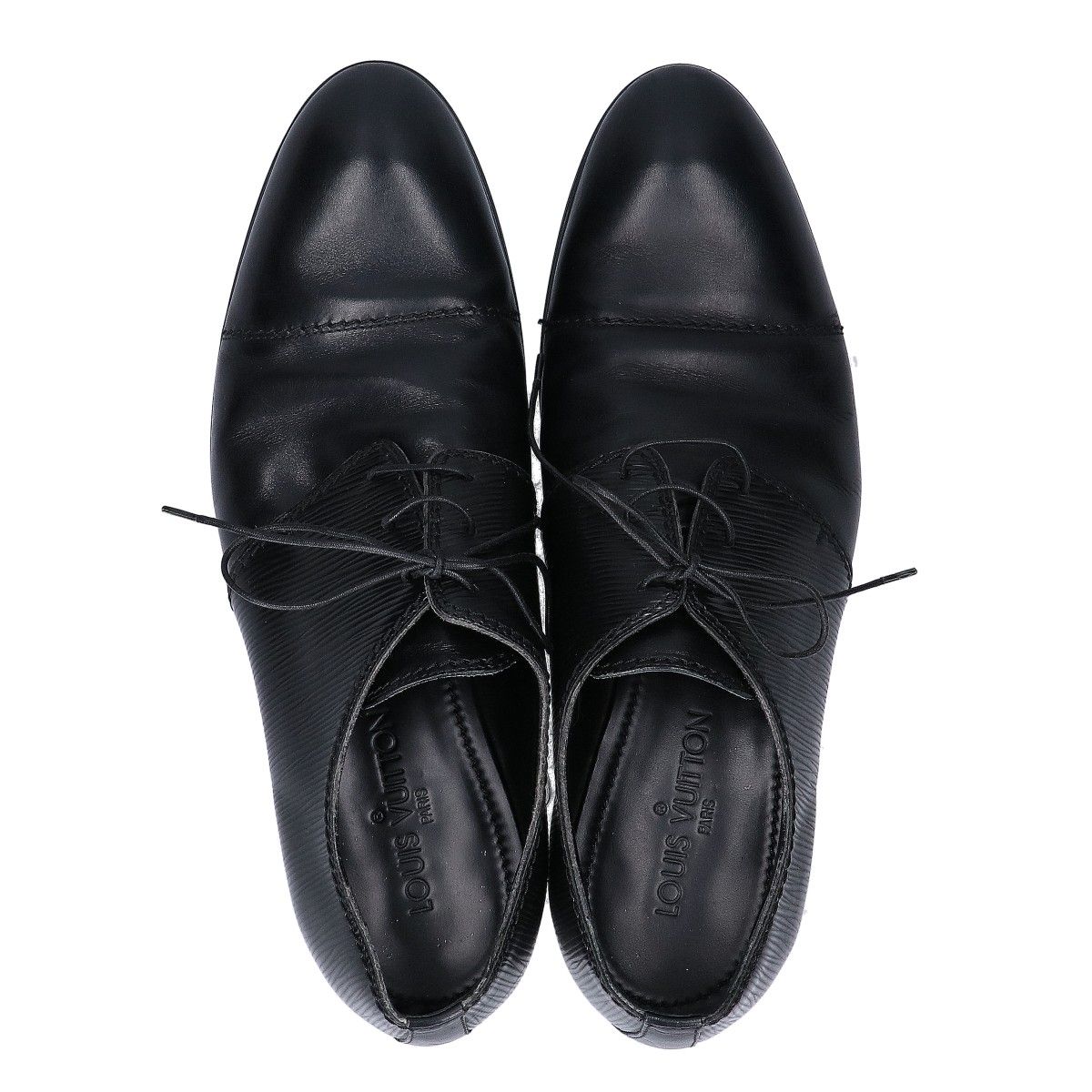 Louis Vuitton Black Epi Leather Shoes — view 5