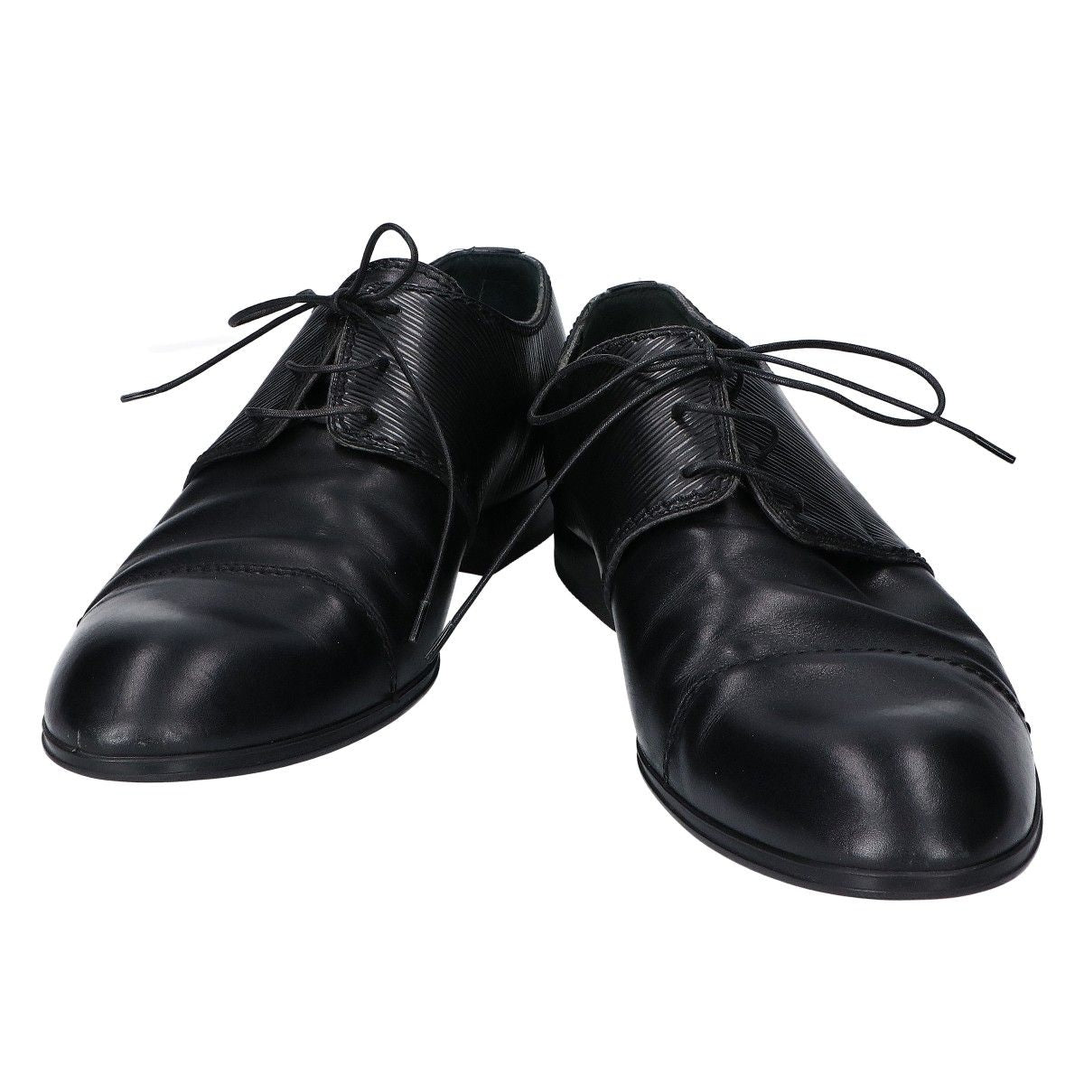 Louis Vuitton Black Epi Leather Shoes