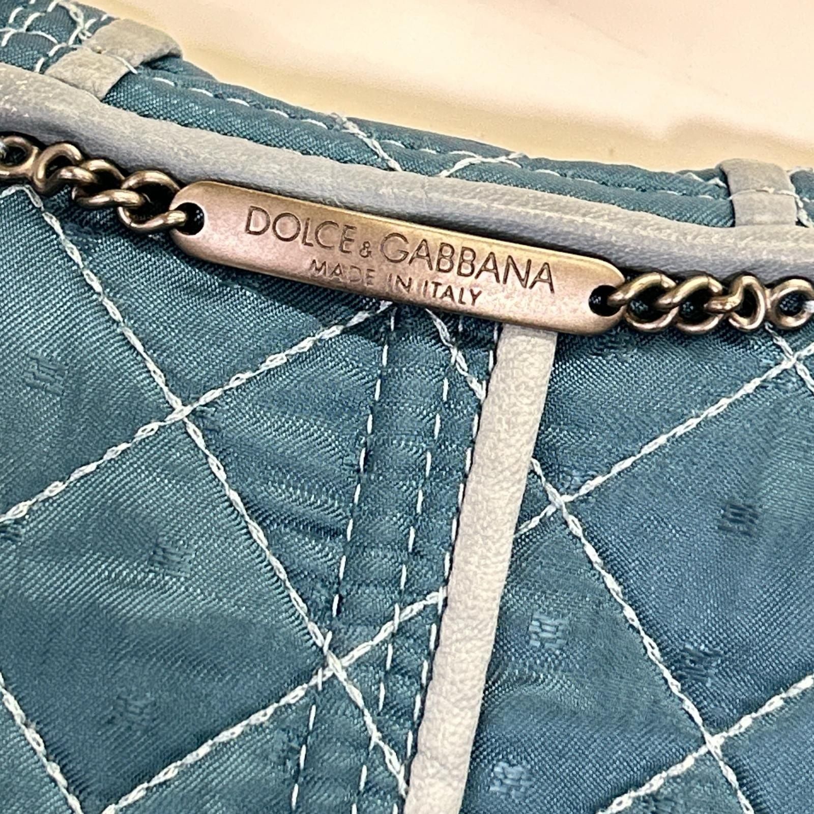 Dolce & Gabbana Light Blue Lambskin Zip Up Hoodie 44 — view 4