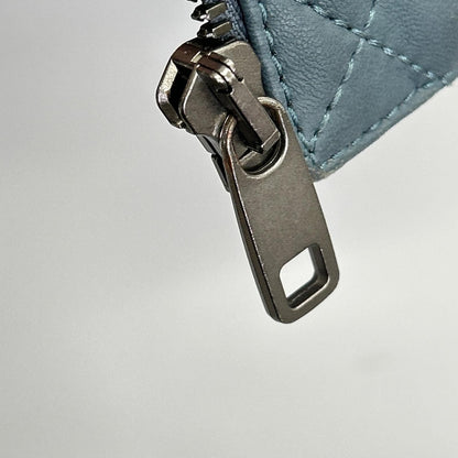 Dolce & Gabbana Light Blue Lambskin Zip Up Hoodie 44 — view 7