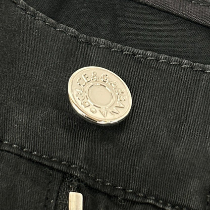 Dolce & Gabbana Black Classic Skinny Denim Pants 46 — view 6