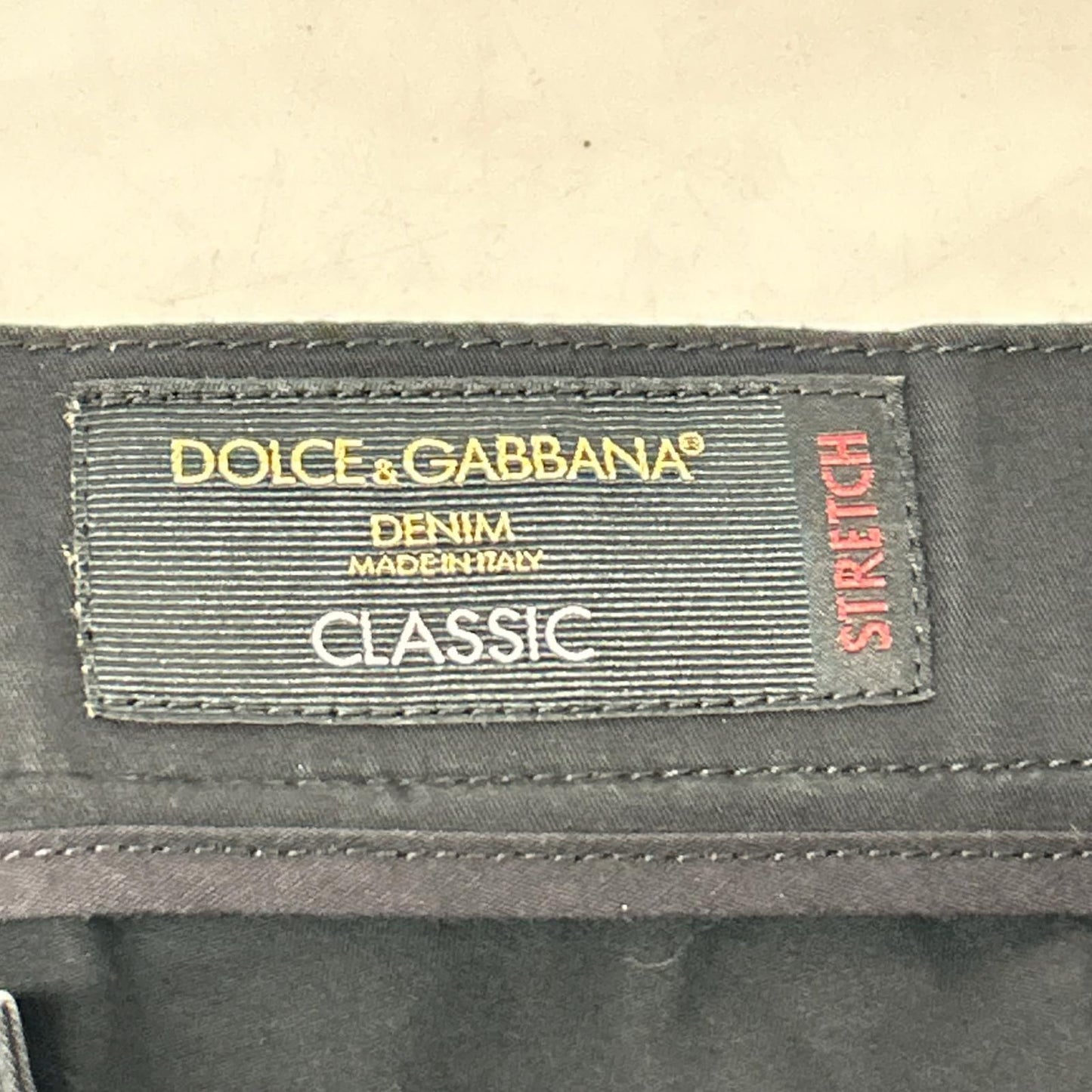 Dolce & Gabbana Black Classic Skinny Denim Pants 46 — view 3